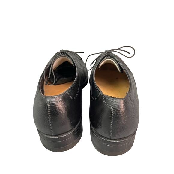 The Florsheim Shoe Mens 8.5 Black Moc Toe Leather Lace Up Oxfords Dressy main image 9